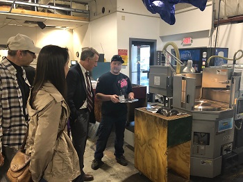 Governor Scott tours Super Thin Saws 